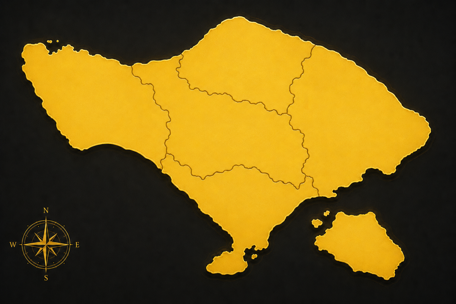 Map of Bali
